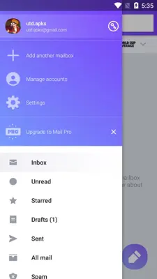 Yahoo Mail Go android App screenshot 0