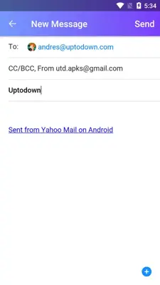 Yahoo Mail Go android App screenshot 7